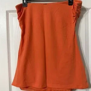 BONGO | Tops | Bongo Orange Floral Womens Top Size Xl C97 | Poshmark